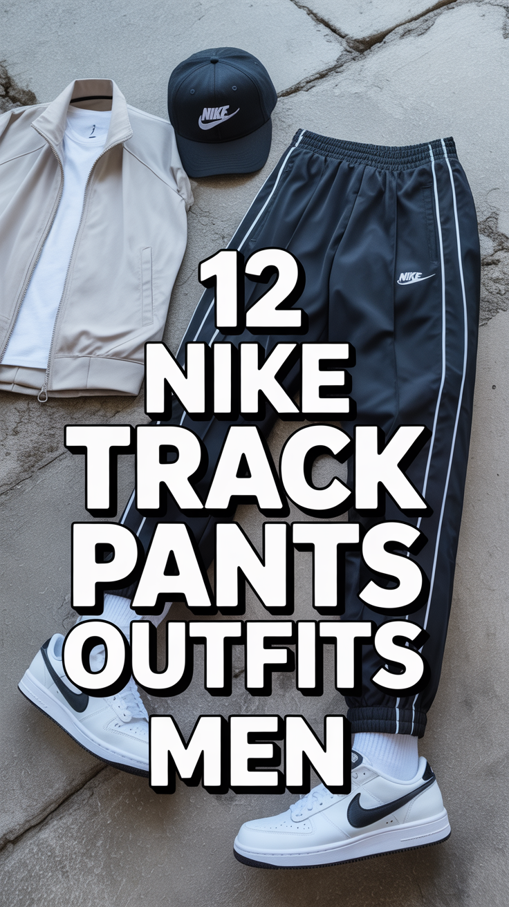 🧢 12 Nike Track Pants Outfits Men