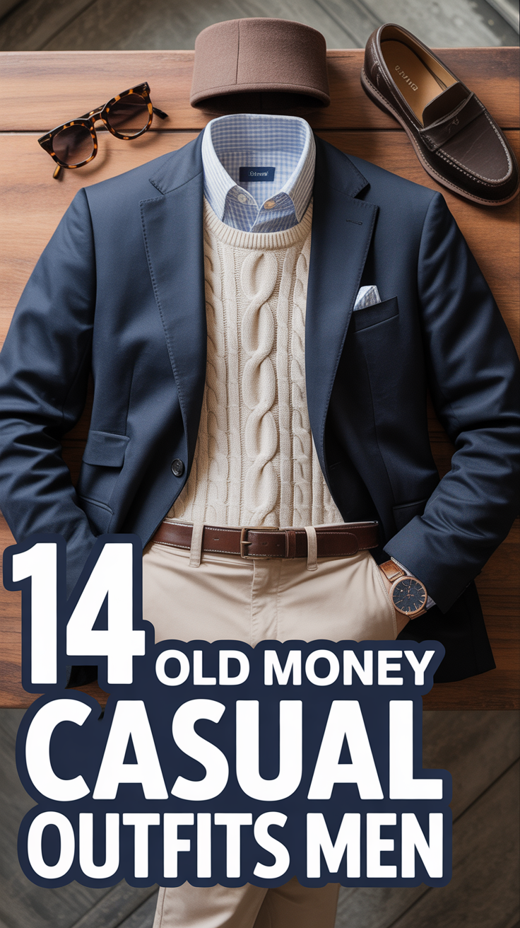 🧥 14 Old Money Casual Outfits Men
