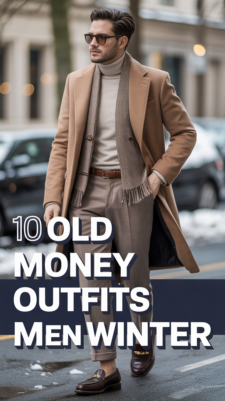 🧥 10 Old Money Outfits Men Winter