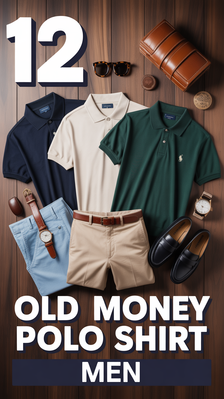 🧵 12 Old Money Polo Shirt Outfits Men