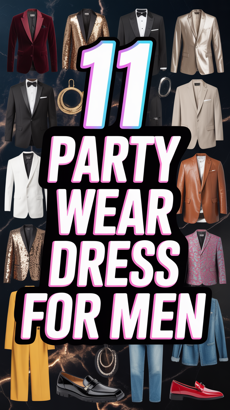 🕺 11 Party Wear Dress For Men