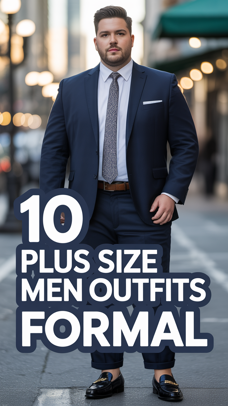 🕴️ 10 Plus Size Men Outfits Formal