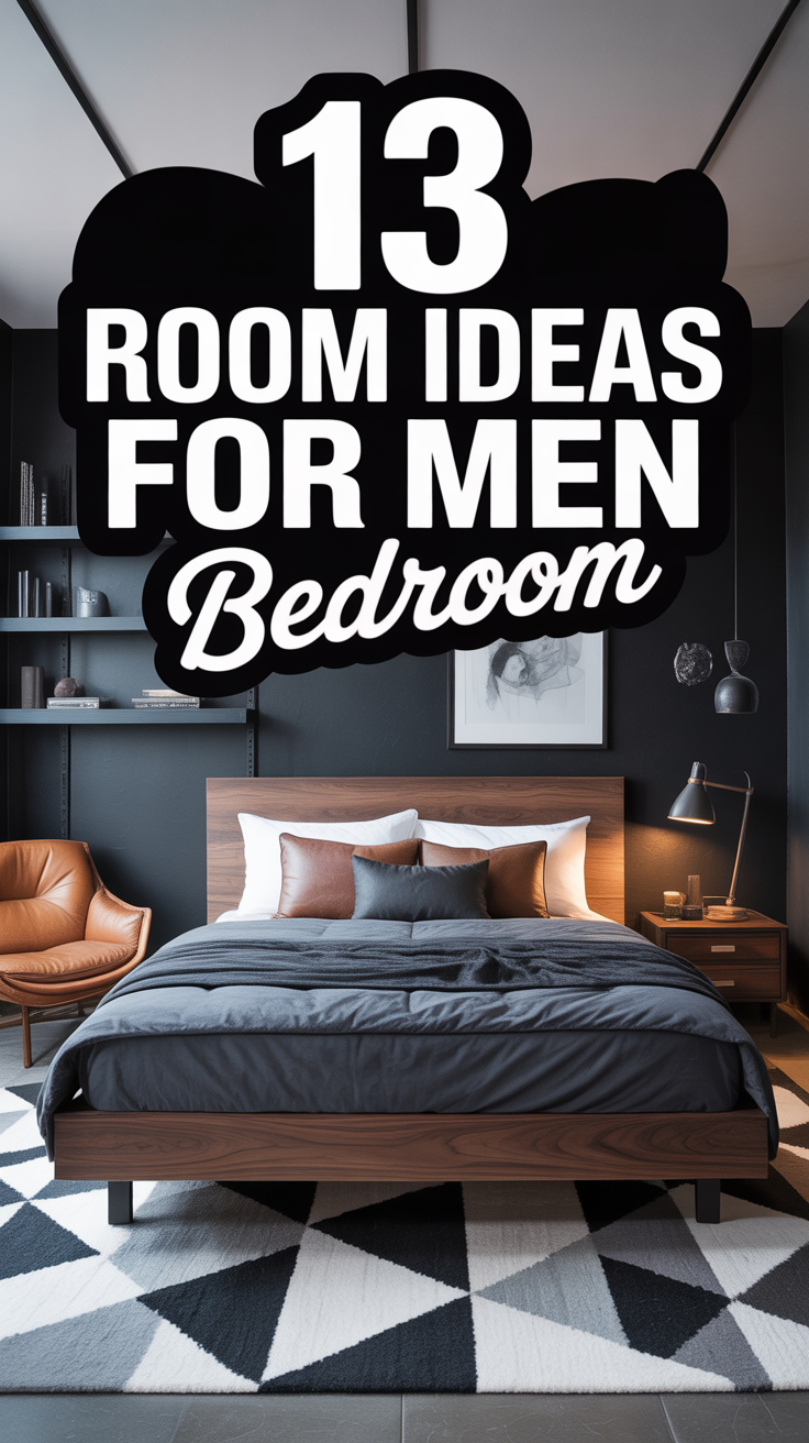 🧠 13 Room Ideas For Men Bedroom