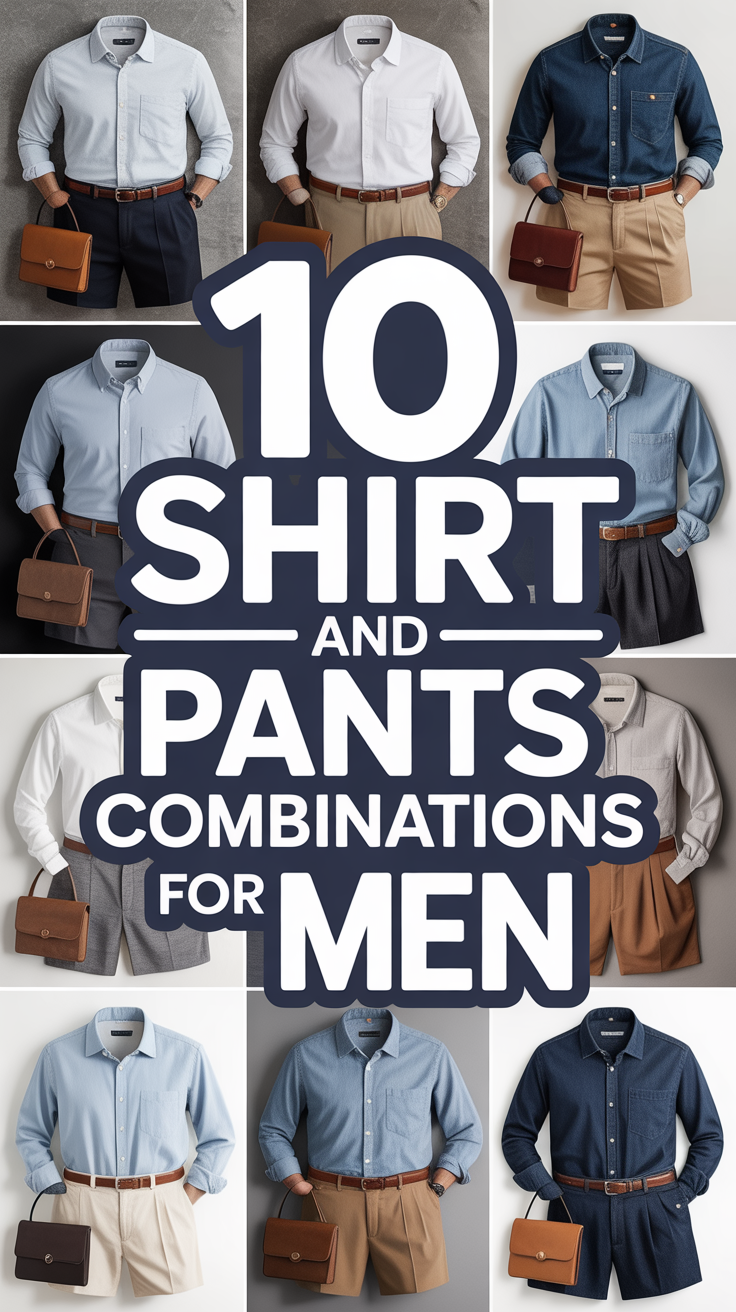 🧥 10 Shirt And Pants Combinations For Men