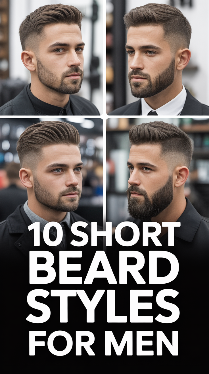 🧔 10 Short Beard Styles For Men