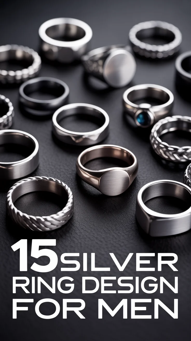 💍 15 Silver Ring Design For Men