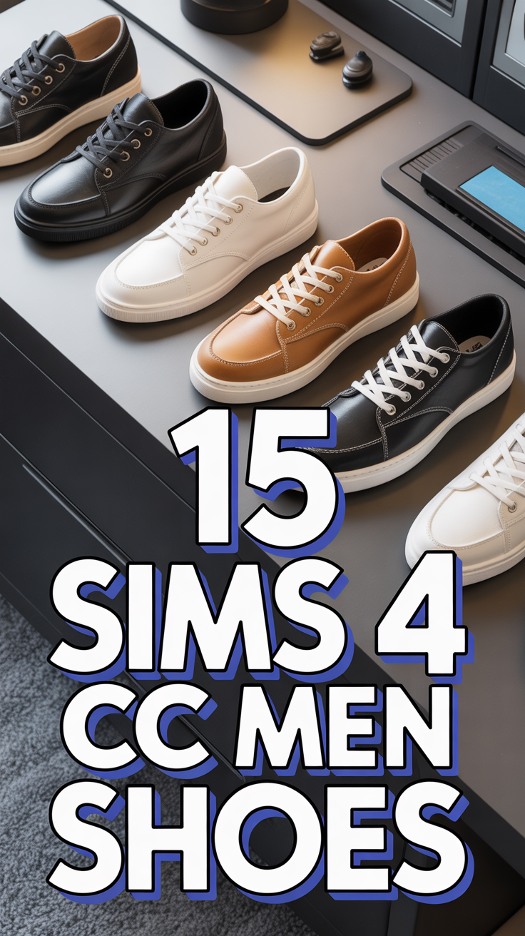 👟 15 Sims 4 Cc Men Shoes