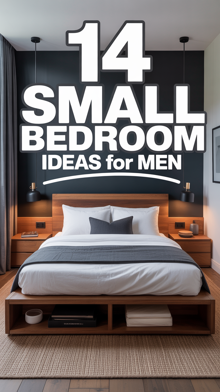 🛏️ 14 Small Bedroom Ideas For Men