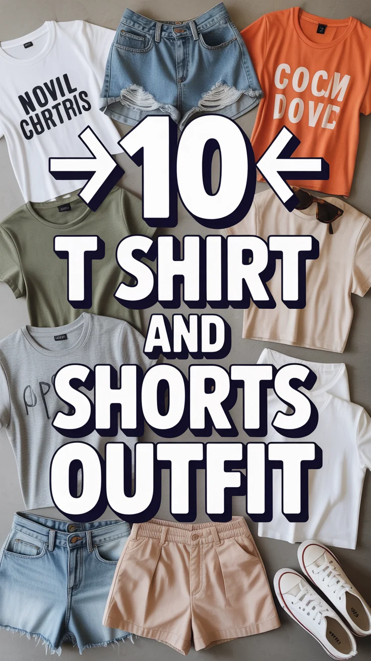 🩳 10 T Shirt And Shorts Outfit