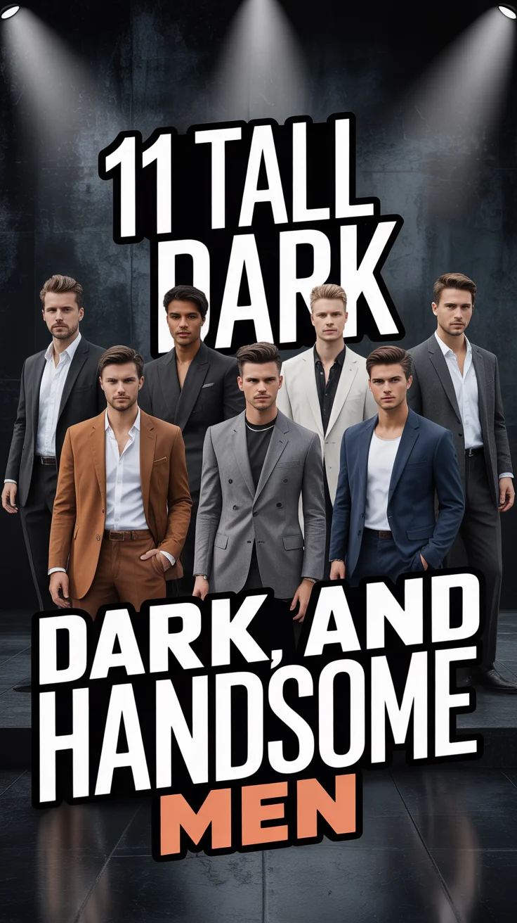 🕶️ 11 Tall Dark And Handsome Men