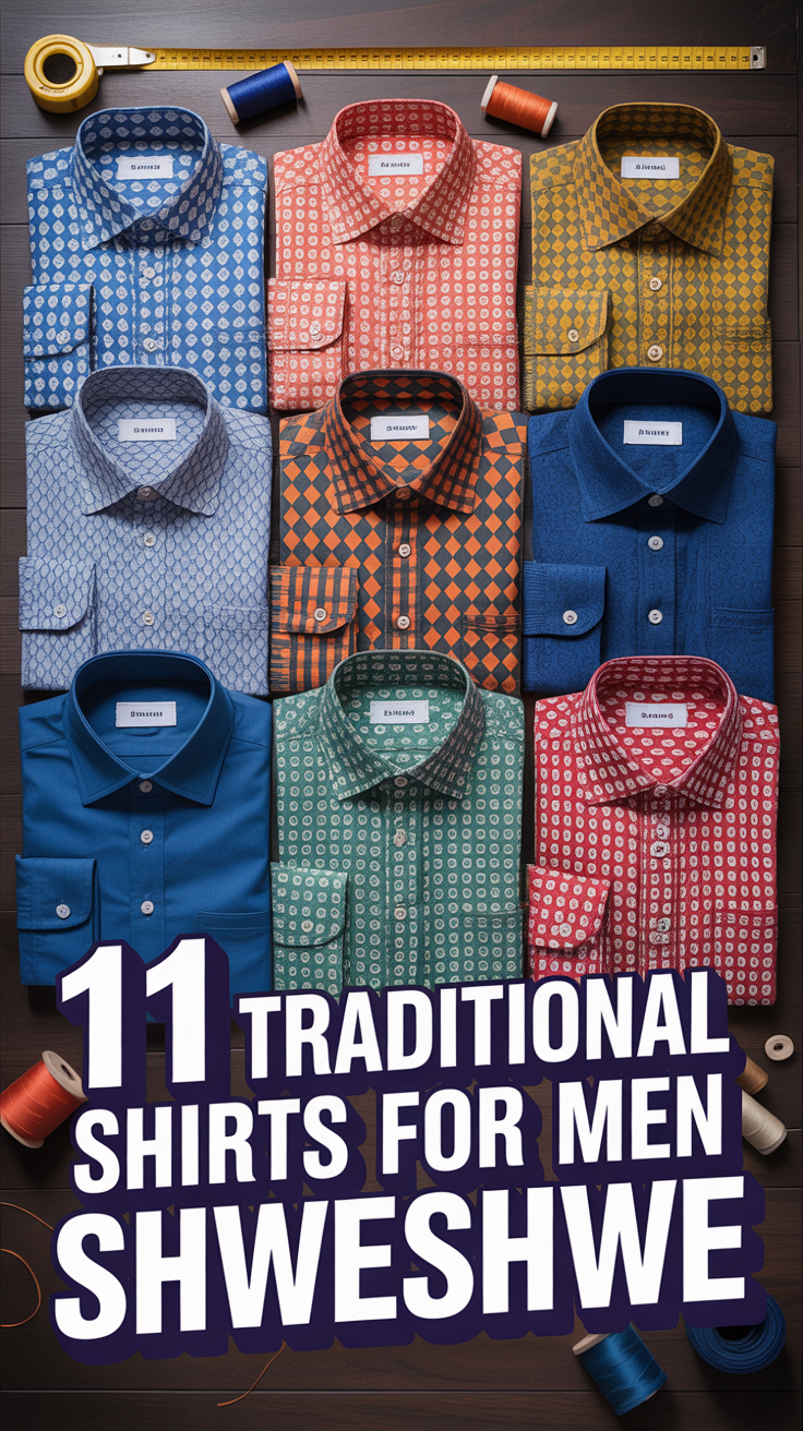 🧵 11 Traditional Shirts For Men Shweshwe