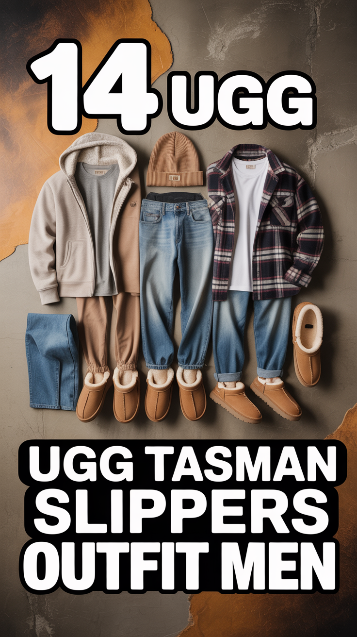 🥿 14 Ugg Tasman Slippers Outfit Men