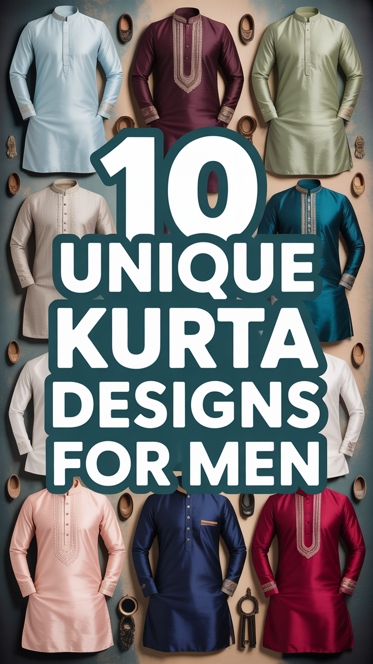 🧵 10 Unique Kurta Designs For Men