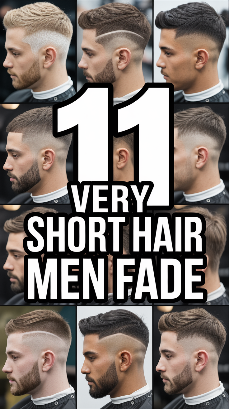 💈 11 Very Short Hair Men Fade