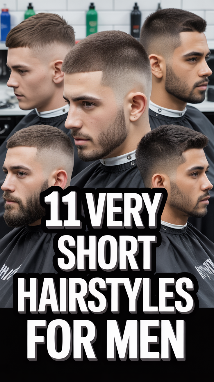 💈 11 Very Short Hairstyles For Men