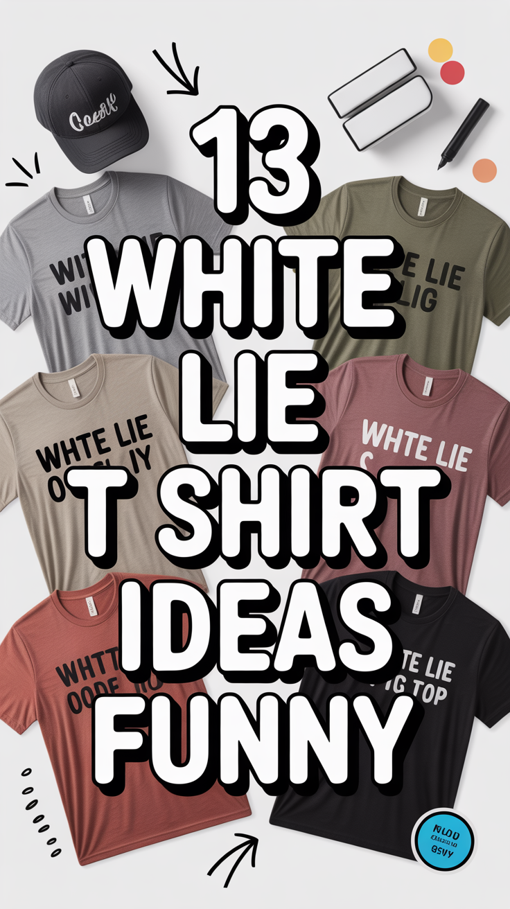🧢 13 White Lie T Shirt Ideas Funny