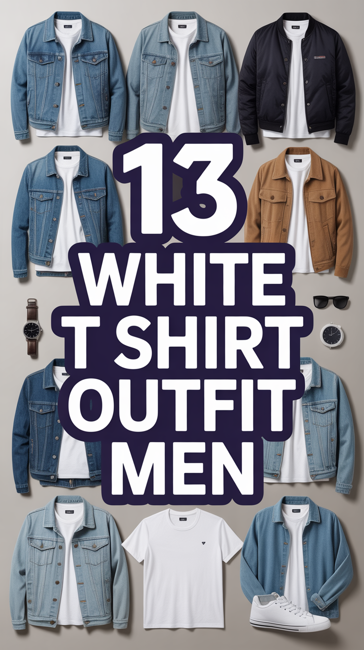 👕 13 White T Shirt Outfit Men