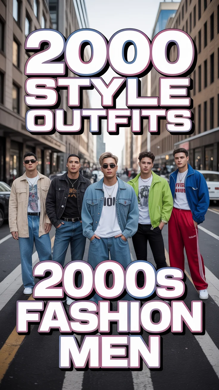 💿 2000 Style Outfits 2000S Fashion Men