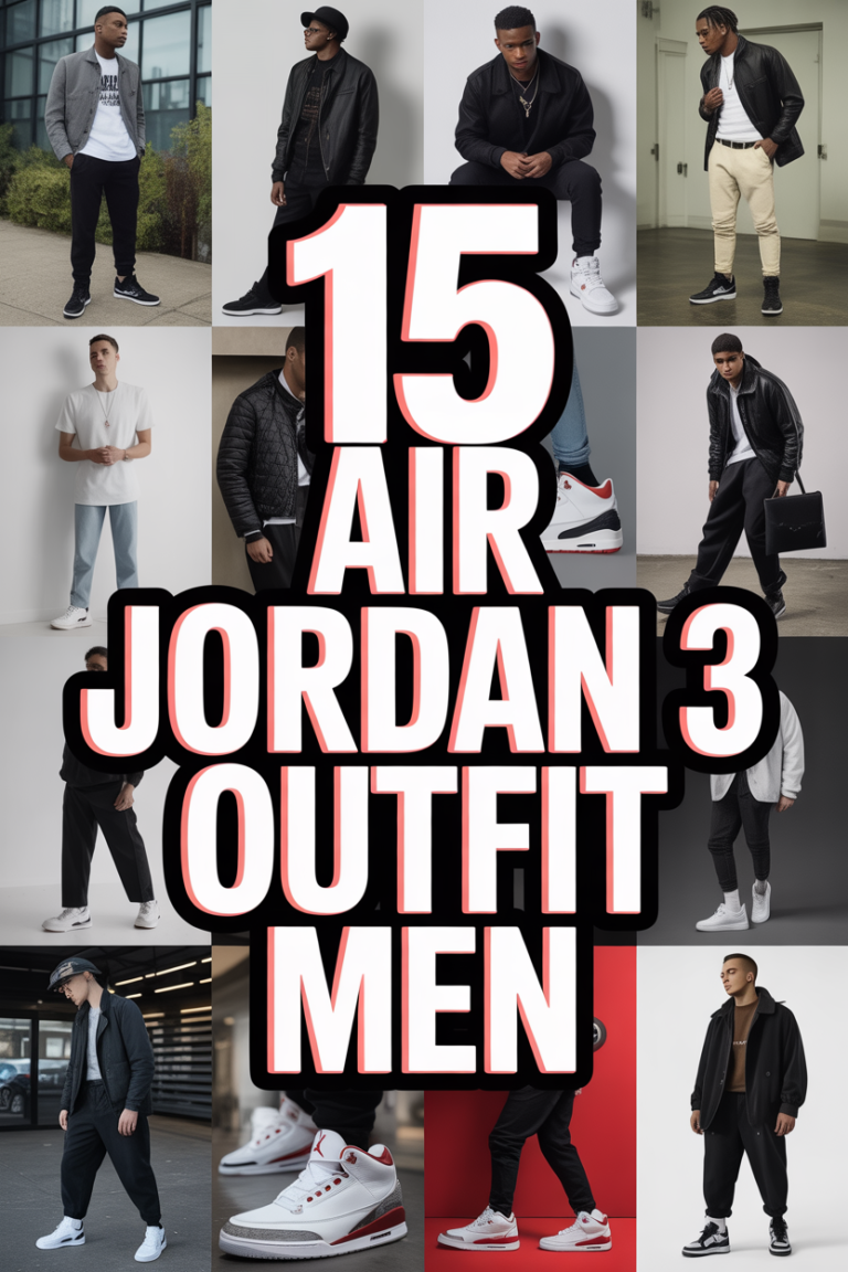 🔥 15 Air Jordan 3 Outfit Men