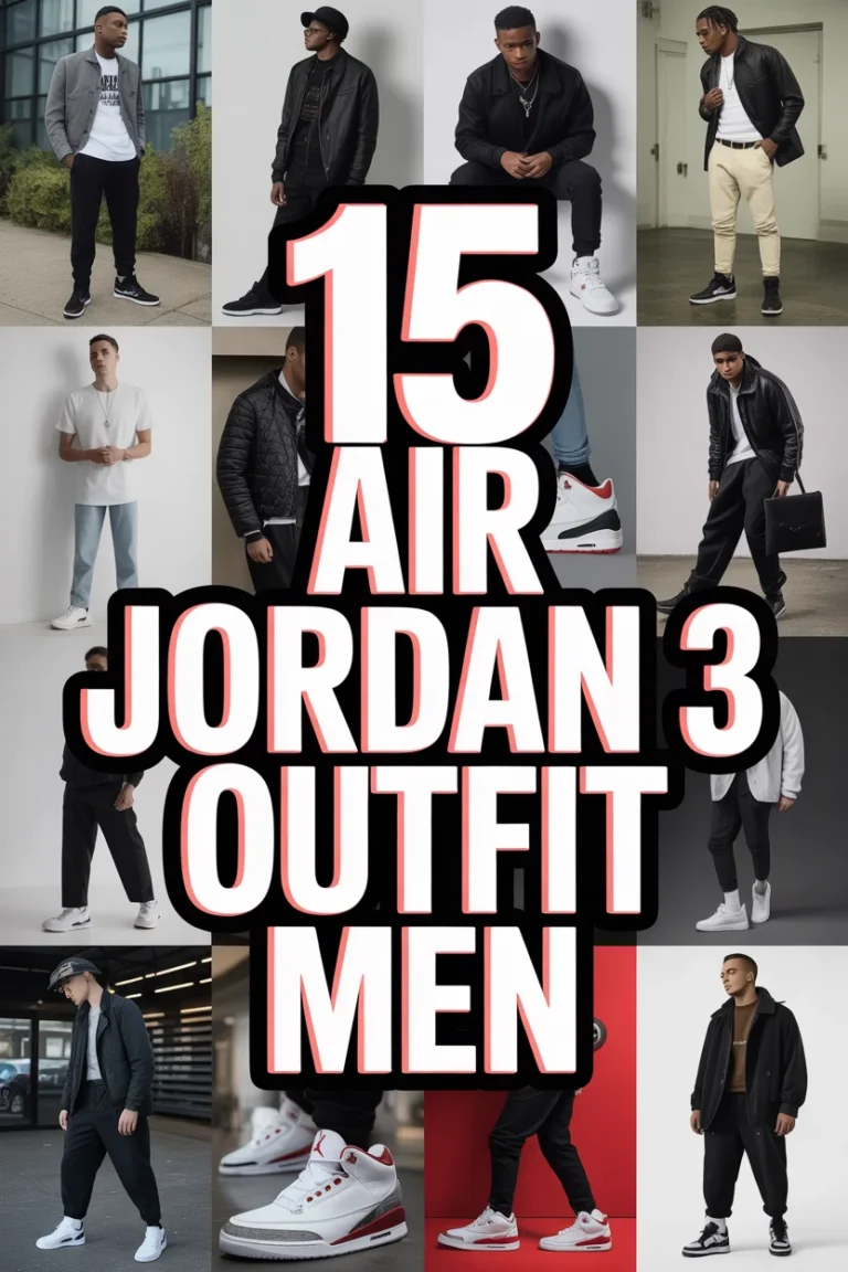 🔥 15 Air Jordan 3 Outfit Men
