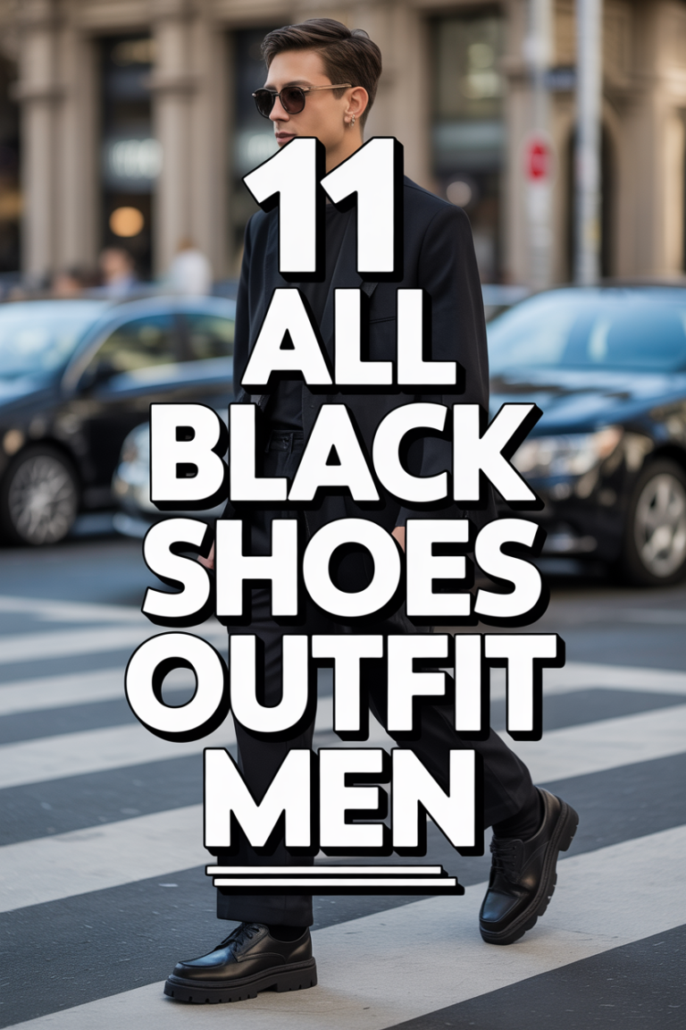 👟 11 All Black Shoes Outfit Men