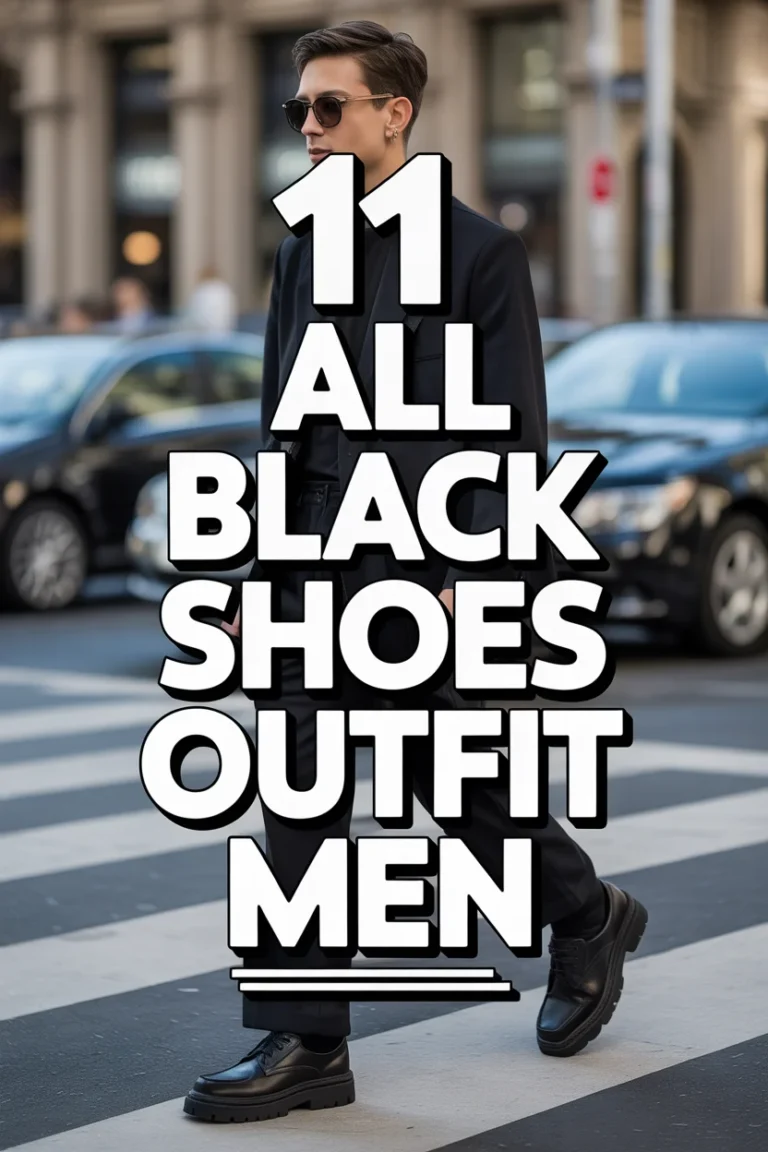 👟 11 All Black Shoes Outfit Men