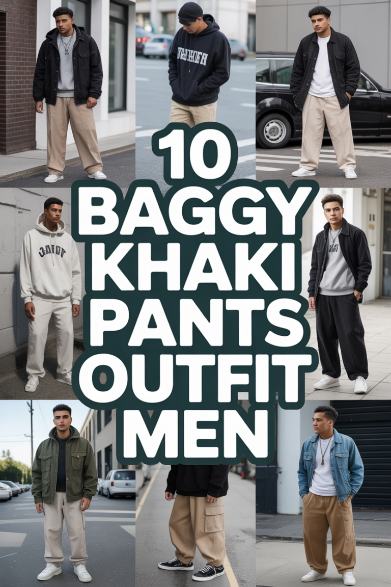 👖 10 Baggy Khaki Pants Outfit Men