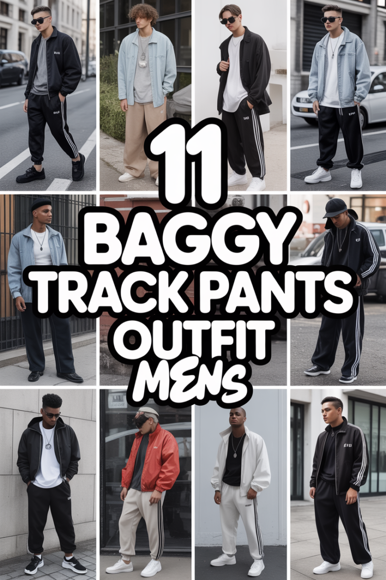 👖 11 Baggy Track Pants Outfit Mens