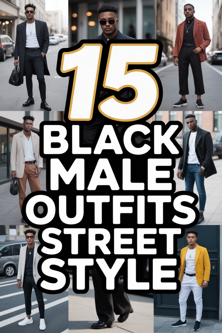 🔥 15 Black Male Outfits Street Style