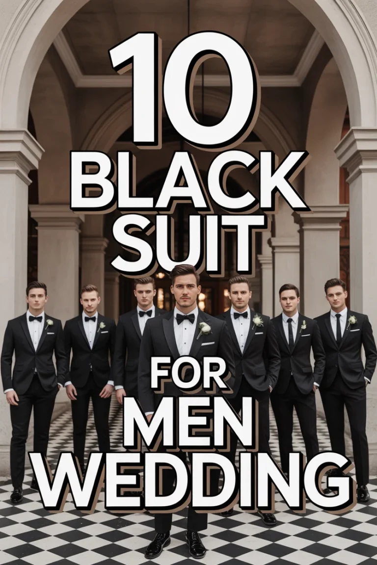 🤵 10 Black Suit For Men Wedding