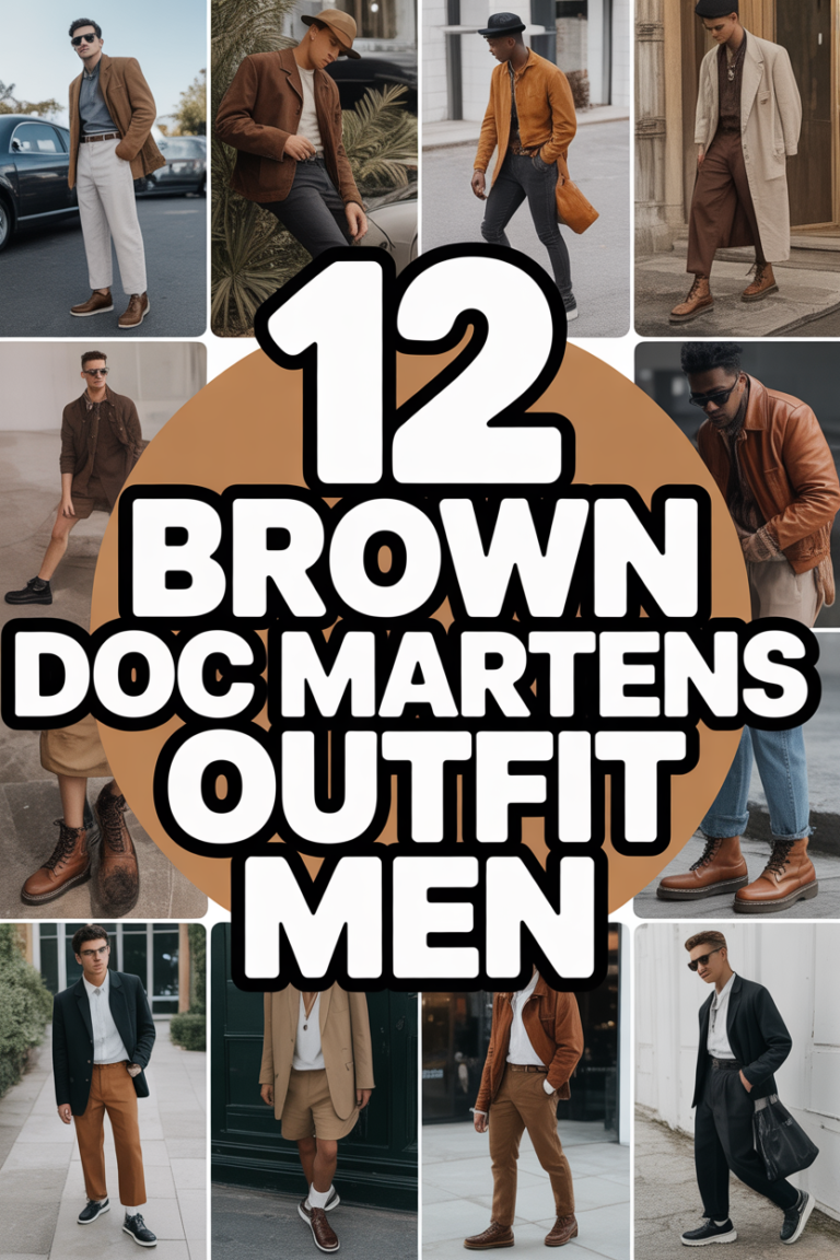 👢 12 Brown Doc Martens Outfit Men