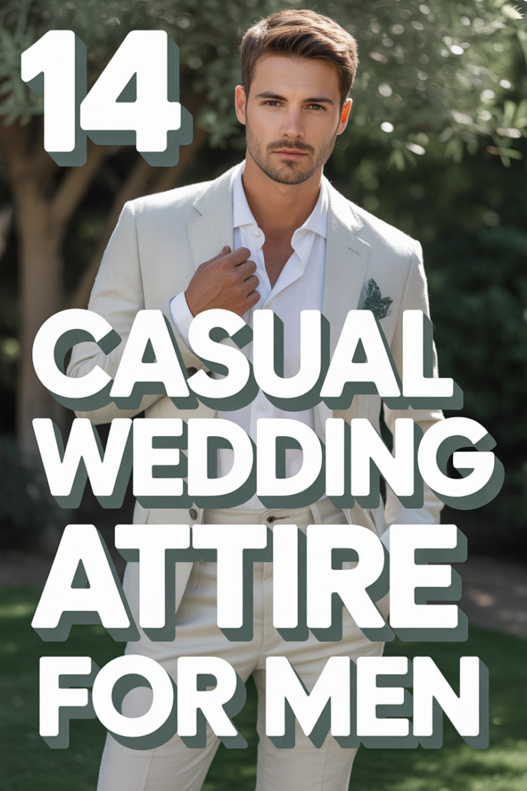 🤵 14 Casual Wedding Attire For Men