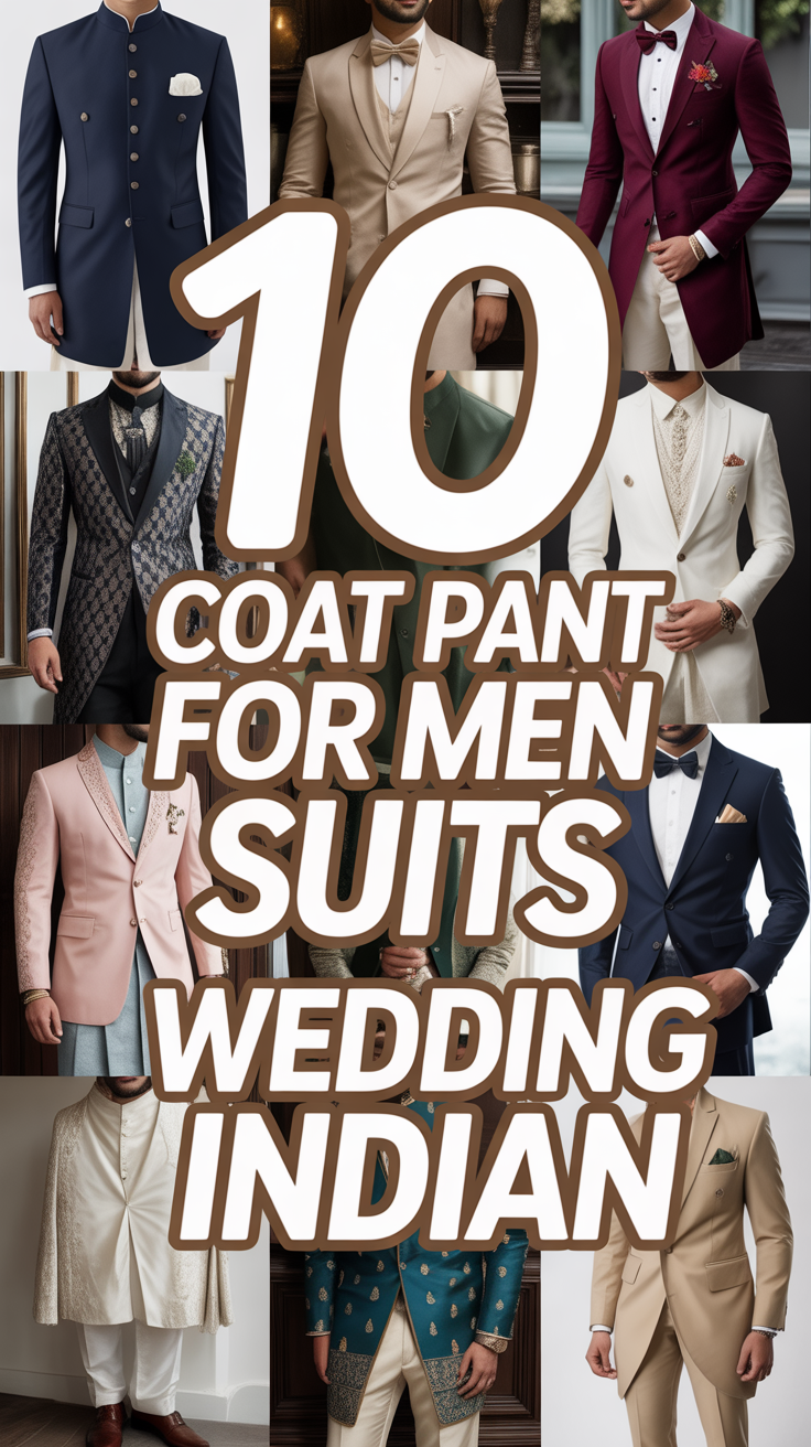 🤵 10 Coat Pant For Men Suits Wedding Indian