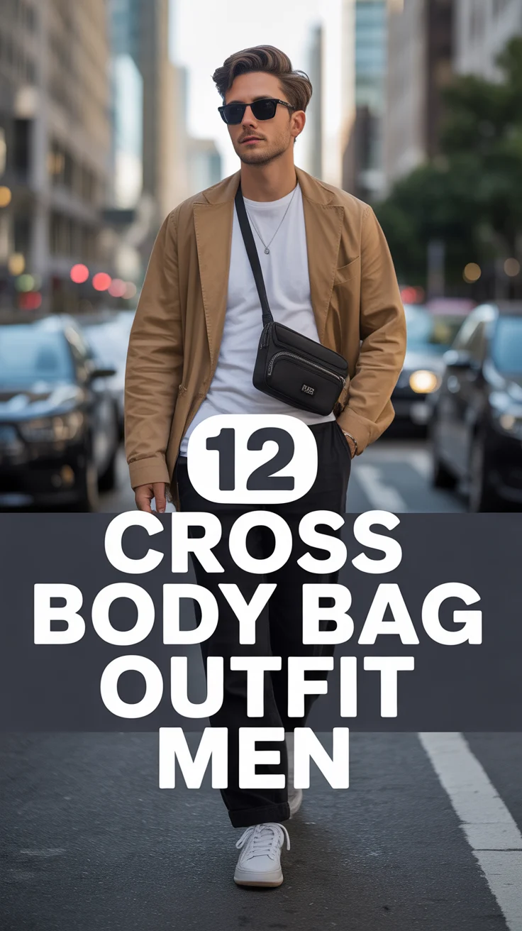 🎒 12 Cross Body Bag Outfit Men