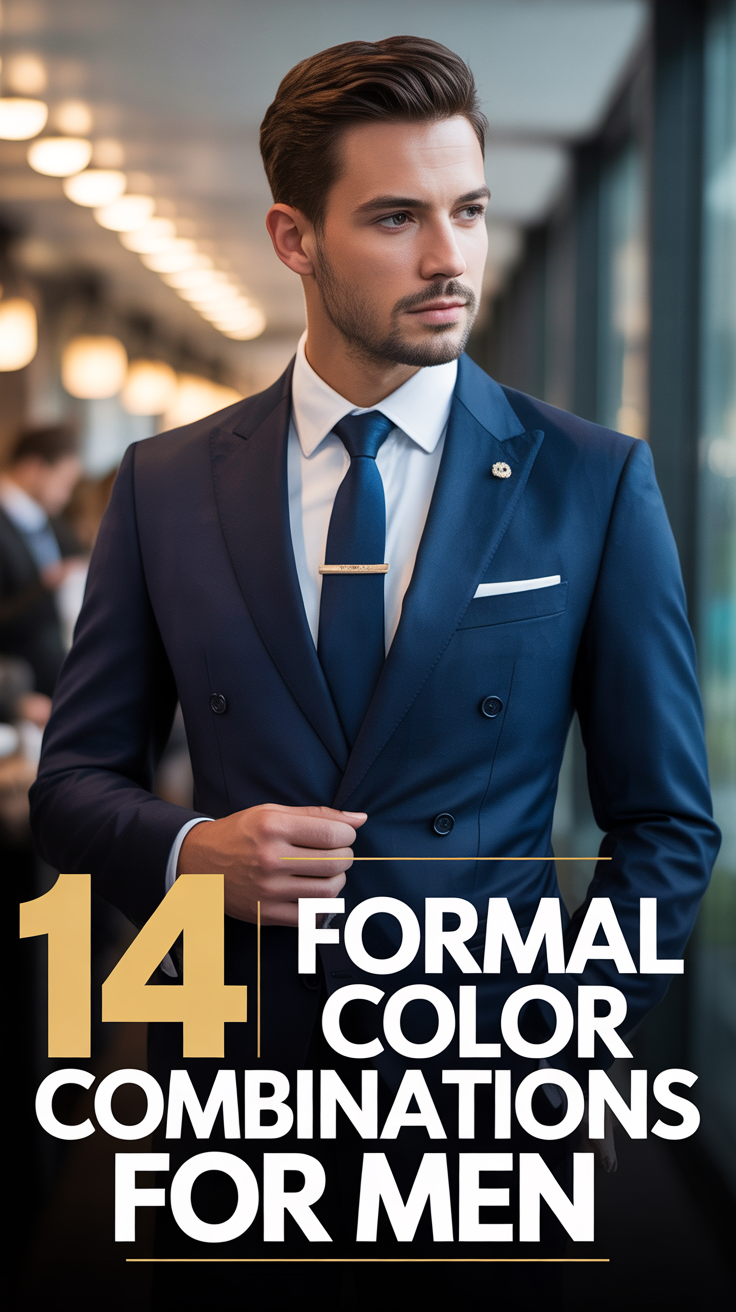 👔 14 Formal Color Combinations For Men