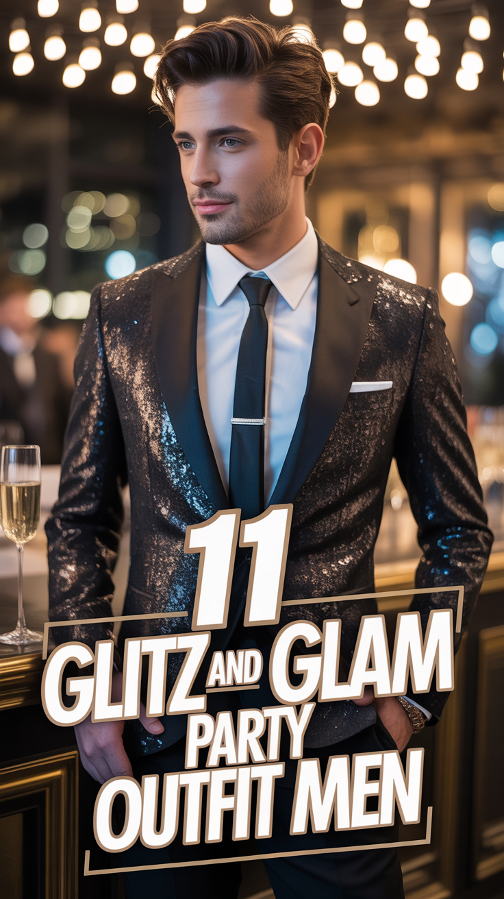 ✨ 11 Glitz And Glam Party Outfit Men