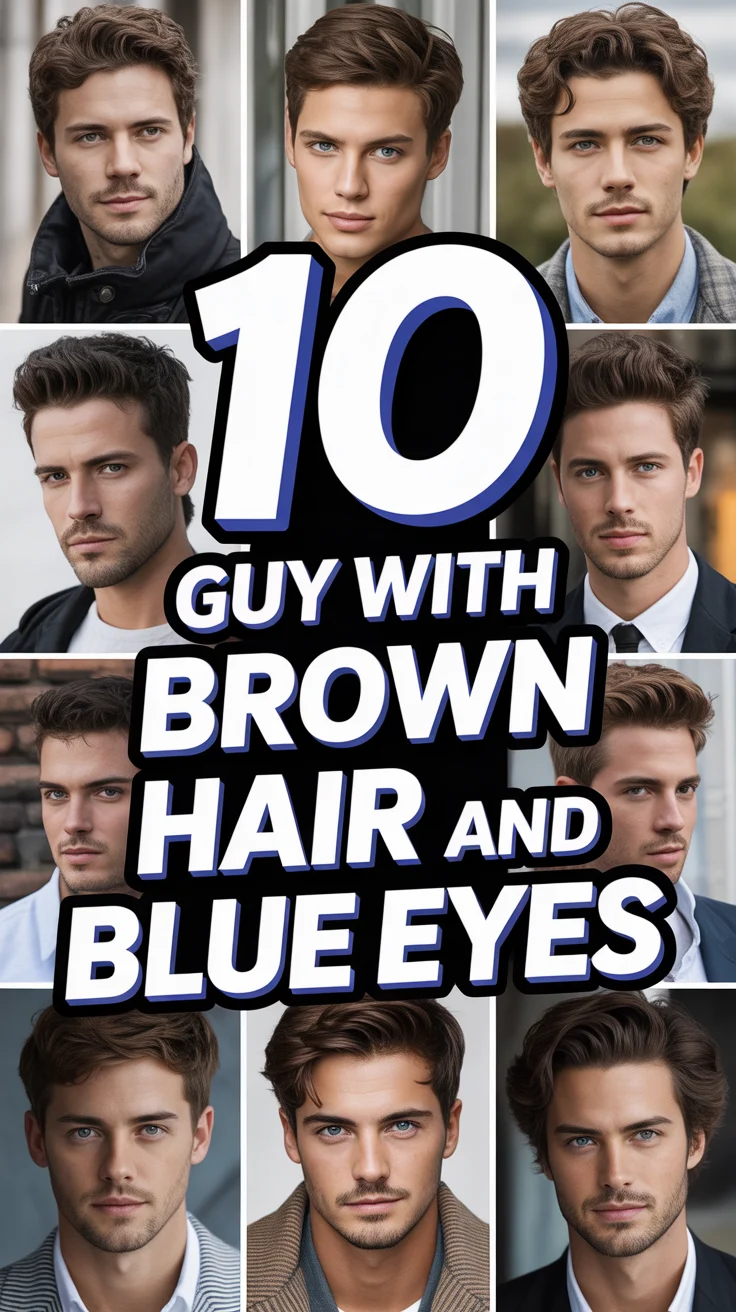 ✨ 10 Guy With Brown Hair And Blue Eyes