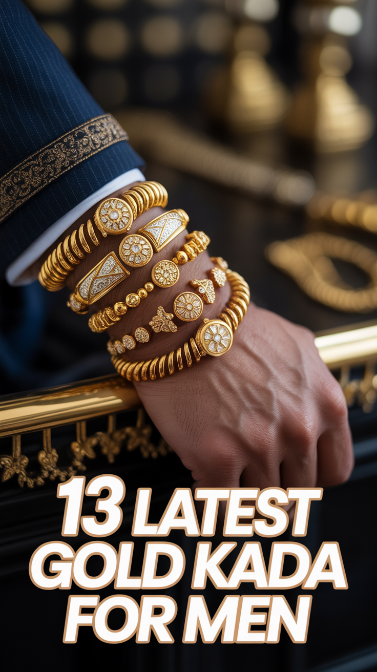 💪 13 Latest Gold Kada For Men