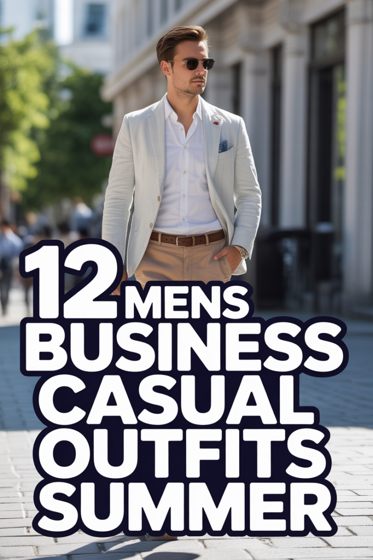 ☀️ 12 Mens Business Casual Outfits Summer