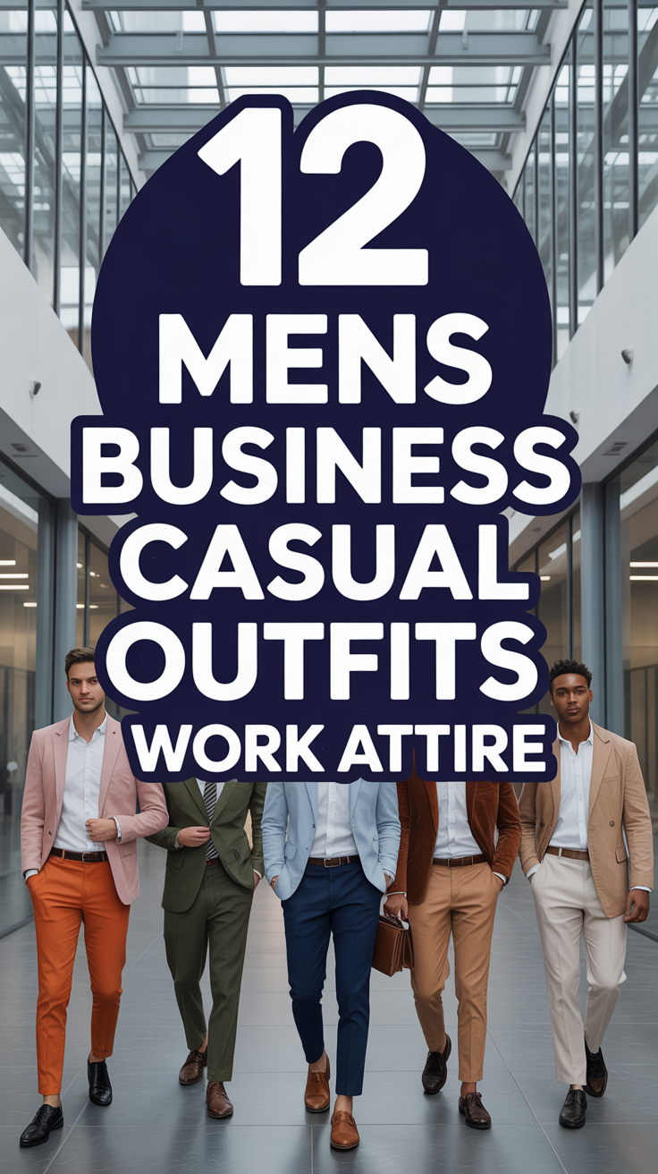 👔 12 Mens Business Casual Outfits Work Attire