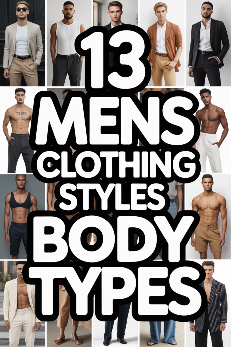👕 13 Mens Clothing Styles Body Types