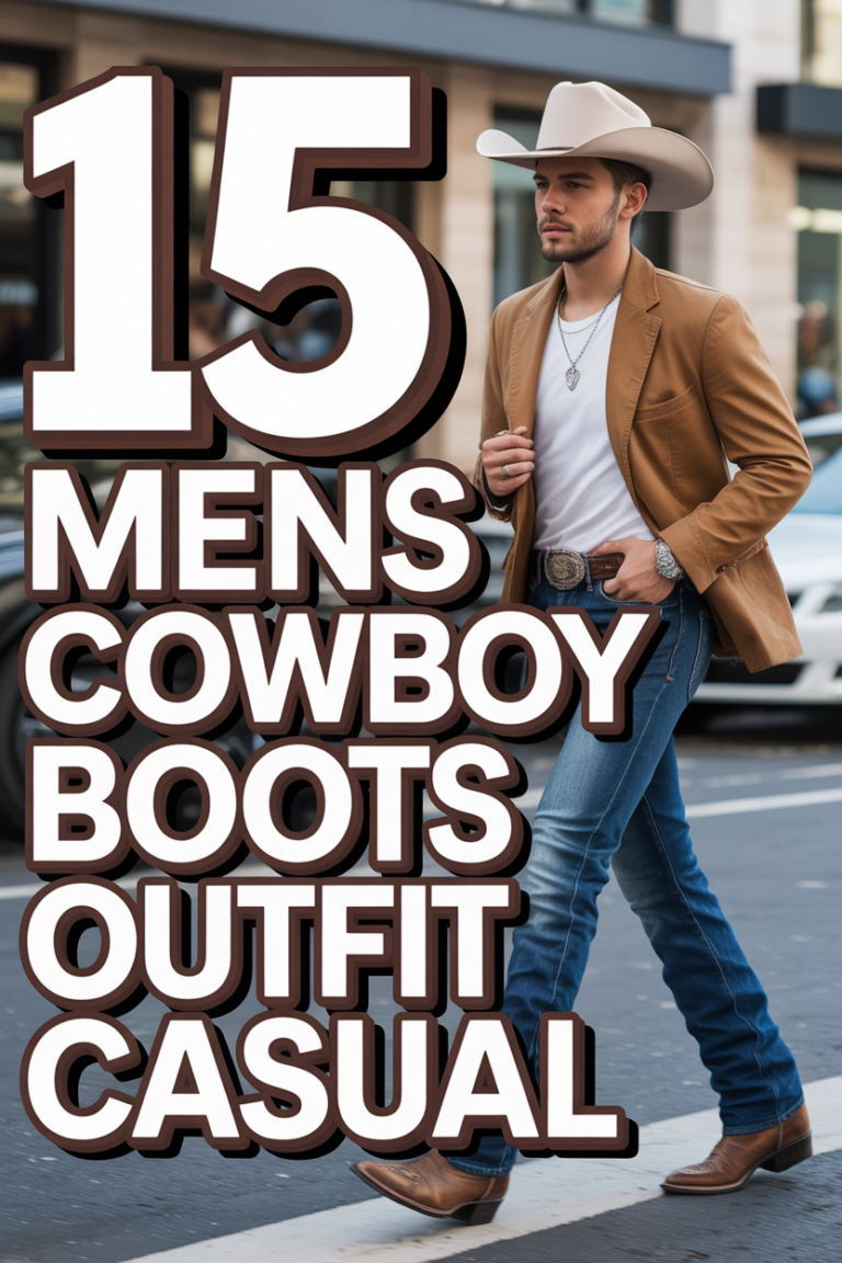 🤠 15 Mens Cowboy Boots Outfit Casual
