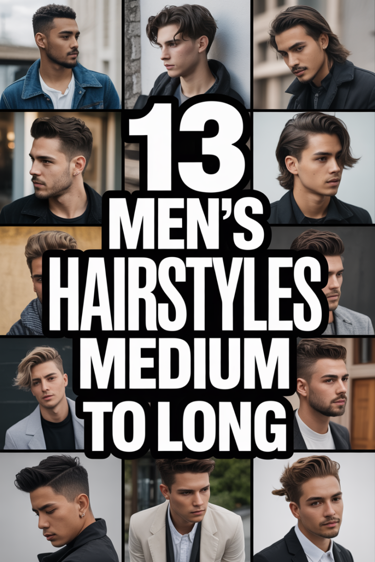 🦊 13 Men’s Hairstyles Medium To Long