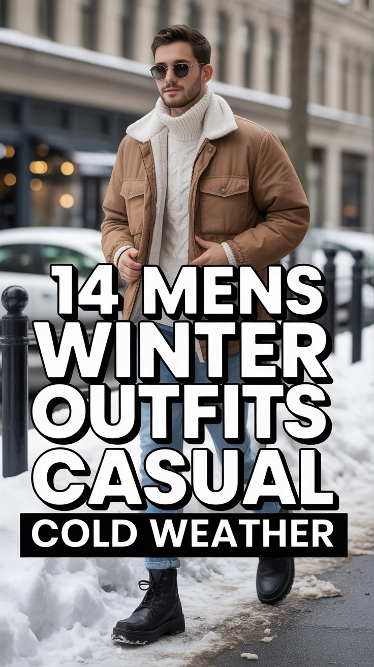 ❄️ 14 Mens Winter Outfits Casual Cold Weather