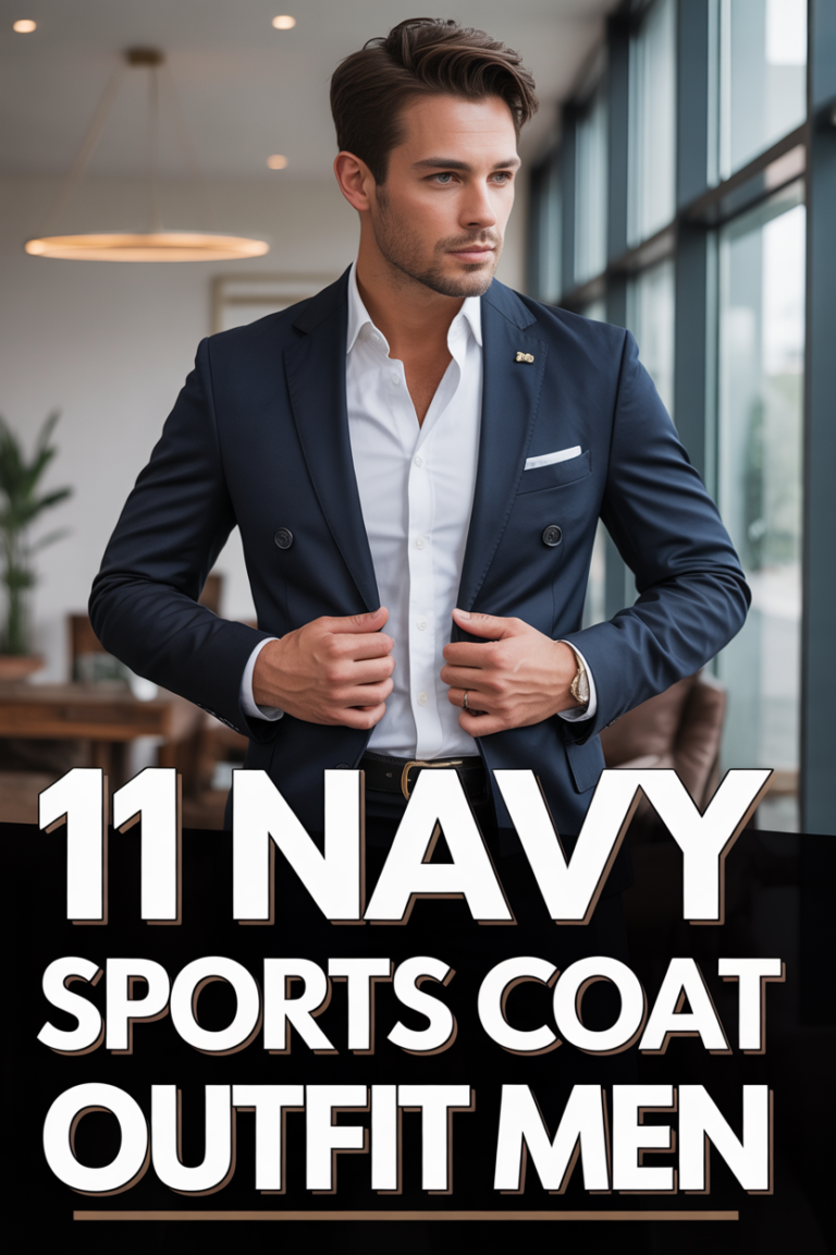 🧥 11 Navy Sports Coat Outfit Men