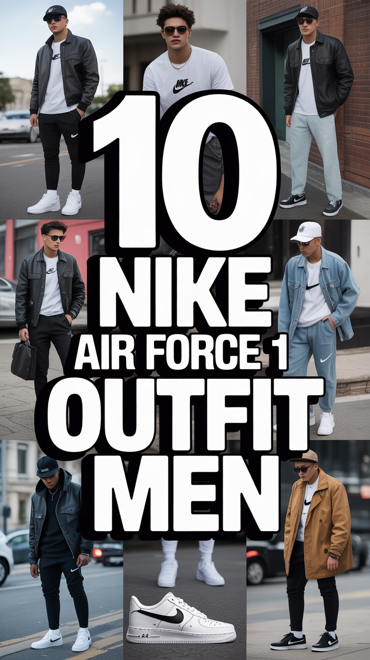 👟 10 Nike Air Force 1 Outfit Men