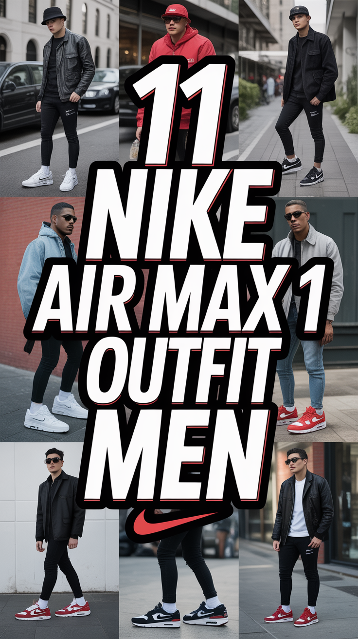 👟 11 Nike Air Max 1 Outfit Men