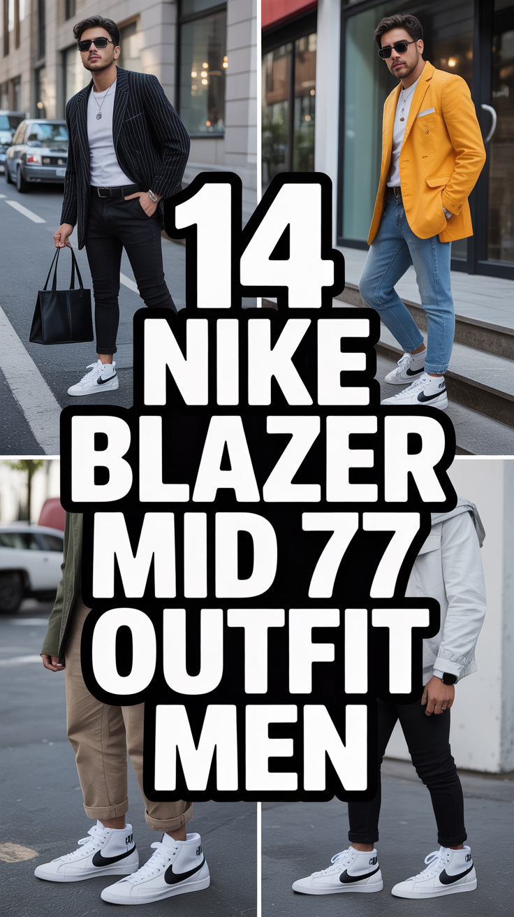 👟 14 Nike Blazer Mid 77 Outfit Men