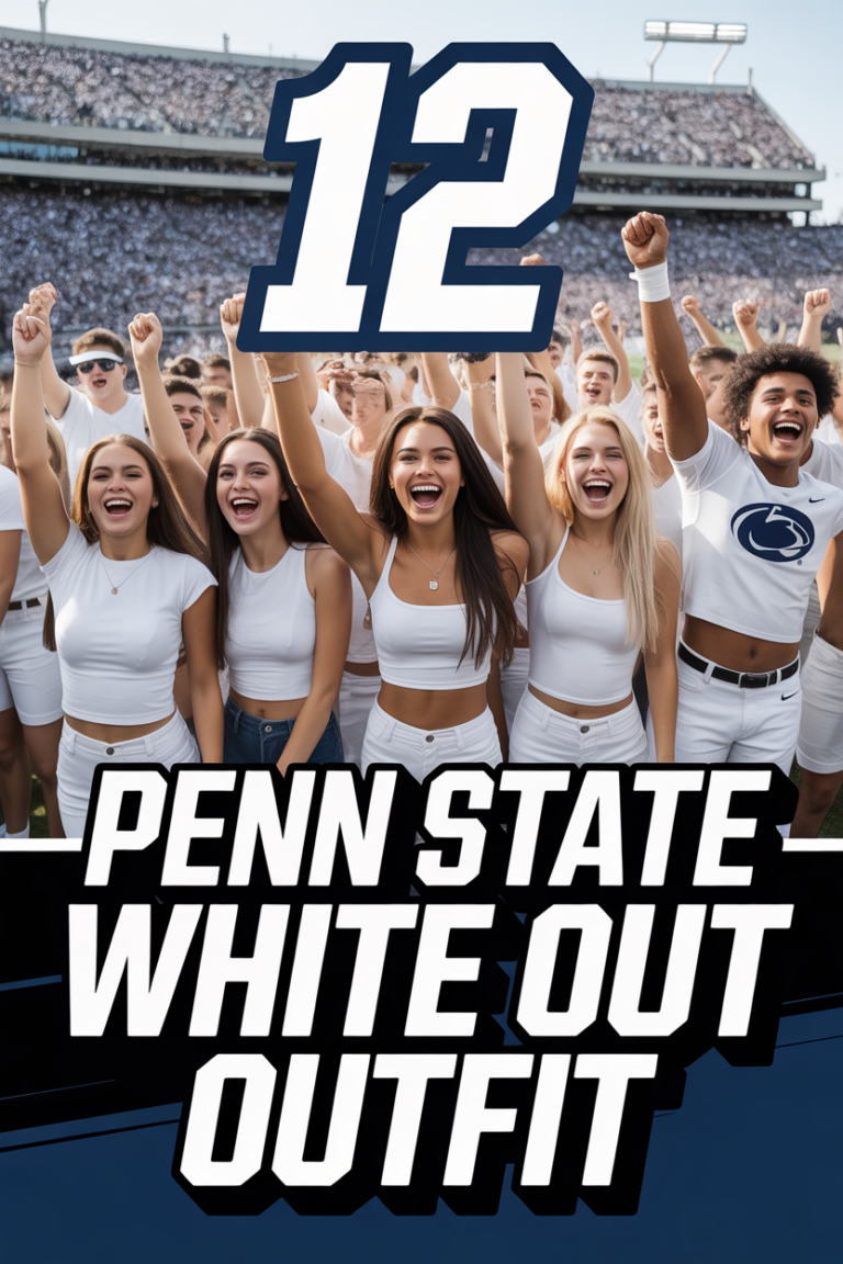 🦁 12 Penn State White Out Outfit