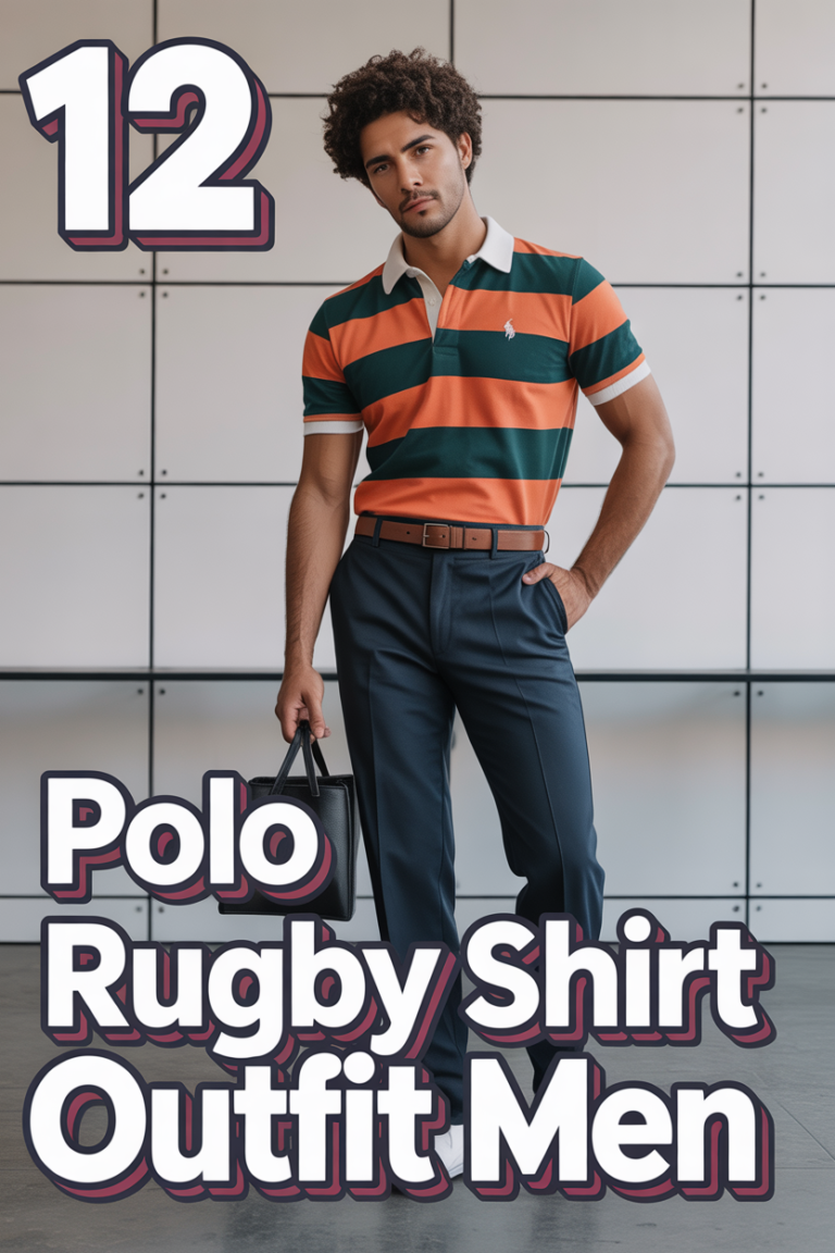 🏉 12 Polo Rugby Shirt Outfit Men